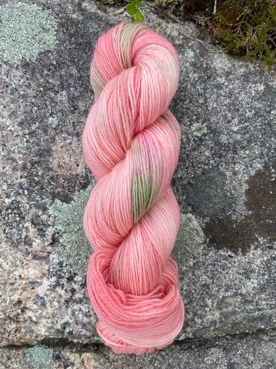 Festive pink - Høylandsull