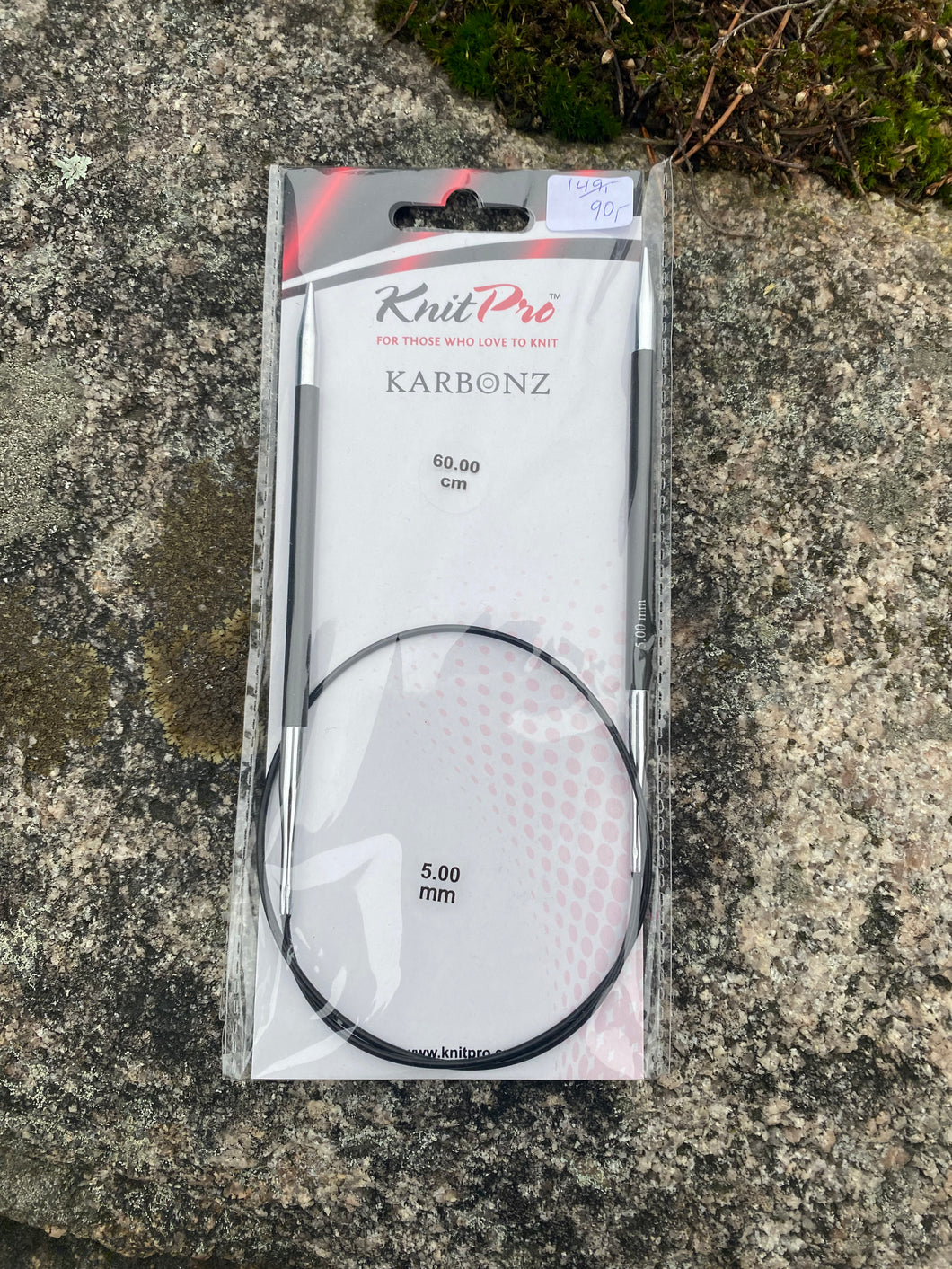 Karbonz rundpinne - 60 cm