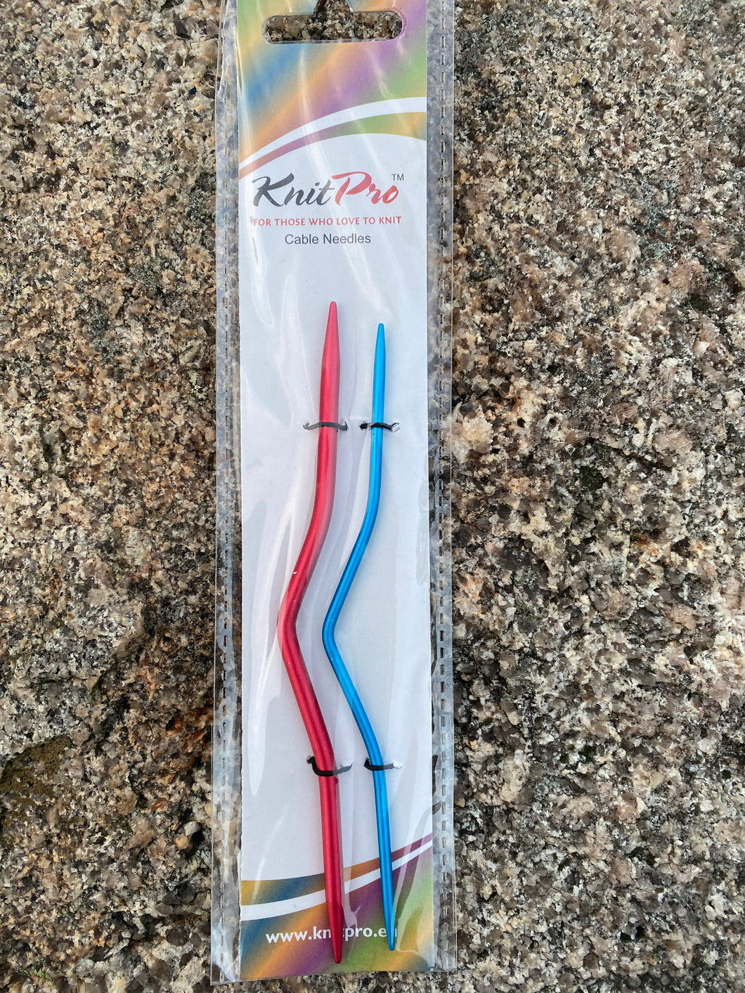 Flettepinner i farget aluminium - KnitPro